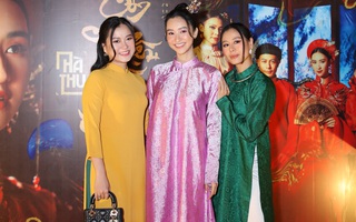 Hà Thu ra mắt MV sau 2 năm hoãn vì dịch bệnh, dàn sao nữ Vbiz cùng diện trang phục đặc biệt này để ủng hộ nàng Á hậu