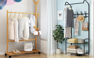 Đừng vứt quần áo bừa bãi khắp nơi nữa, đang có quá nhiều deal hời cho kệ treo quần áo để bạn chọn
