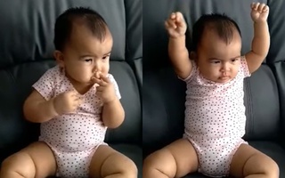 Bị mẹ bắt tập thể dục buổi sáng, con gái Võ Hạ Trâm làm hành động khiến ai xem cũng cười nắc nẻ