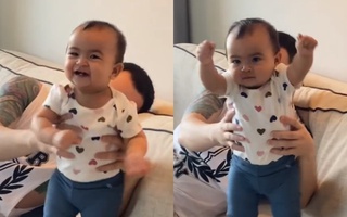 Siêu hài clip con gái Võ Hạ Trâm nhảy múa tưng bừng, nữ ca sĩ khẳng định nhóc tỳ sẽ vào showbiz