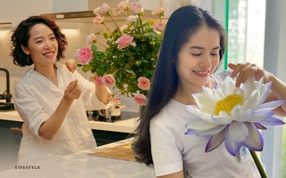 Có một hiện tượng dạo gần đây được hội chị em ưa chuộng là cắm hoa tại nhà, mê hoa, mê bình hơn cả quần áo và trang sức