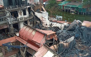 Vụ cháy xưởng ga, gối: Chủ nhà bất lực nhìn 2,5 tỷ đồng tiền mặt tan thành tro