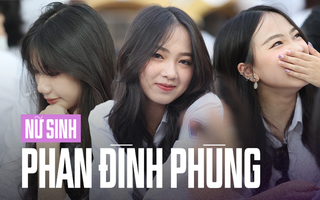 Nữ sinh Phan Đình Phùng xinh "xỉu" trong lễ bế giảng năm học, không hổ là ngôi trường của Hoa hậu và hot girl