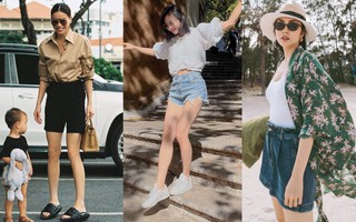 Nhờ mix đồ cao tay, sao Việt 30+ diện quần short vẫn chuẩn thanh lịch và sang chảnh