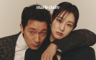 Quên Mr. Gu "lôi thôi" đi, Son Seok Koo bây giờ đúng chuẩn thiếu gia nhà giàu ôm Kim Ji Won cực tình trên bìa tạp chí 