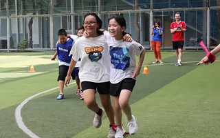 Ngày hội thể thao của học sinh Trung học tại ngôi trường quốc tế ở quận Nam Từ Liêm: Mệt bơ phờ mà cũng vui tới bến!