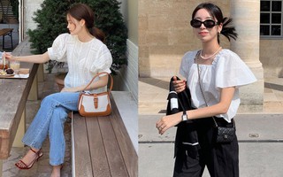 5 công thức mặc áo blouse trắng sành điệu mọi lúc mọi nơi