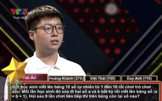 Câu hỏi Olympia chỉ cần kiến thức lớp 2 nhưng nhiều người tính mãi không ra, giải nhanh trong 3 giây chắc là "quái vật" Toán học mất