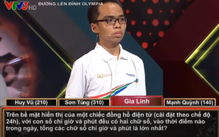 Câu hỏi Olympia: "Thời điểm nào trong ngày, tổng chữ số chỉ giờ và phút lớn nhất?", tưởng khó nhằn ai ngờ tính nhanh chỉ 5 giây!