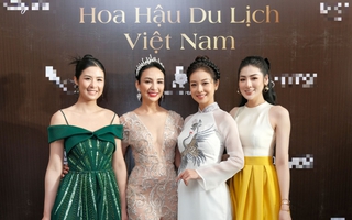 Dàn mỹ nhân Vbiz khoe sắc tại họp báo Hoa Hậu Du Lịch Việt Nam 2022: Hoa hậu Ngọc Hân đằm thắm, Á hậu Tú Anh chiếm "spotlight"