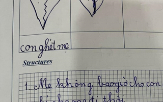 Tờ giấy với dòng chữ ‘con ghét mẹ’ của bé gái khiến nhiều người giật mình xót xa