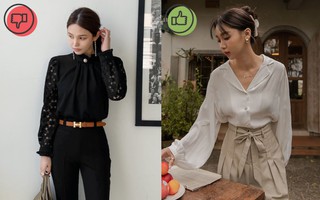 5 kiểu áo công sở già nua và lỗi mốt, chị em phải tránh thì mới mặc đẹp lên được