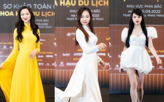 Dàn người đẹp khoe sắc tại Sơ khảo Hoa hậu Du lịch Việt Nam 2022 khu vực phía Bắc 