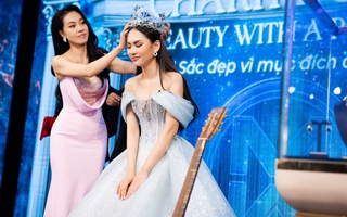 Hoa hậu Mai Phương được nhà hảo tâm giấu mặt tặng 3 tỉ đồng