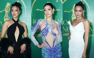 Ngọc Châu, Khánh Vân, Kim Duyên gợi cảm trên thảm đỏ