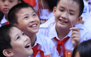 Hòa mình vào không khí vui tươi ngày khai giảng