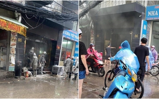 Cháy nhà dân trên phố Triều Khúc, Hà Nội