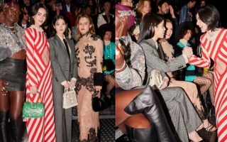 IU bất ngờ bị 'ma nữ' Mai Davika lấn át tại Milan Fashion Week