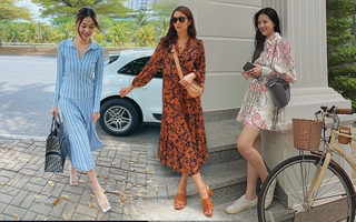 12 set váy mùa thu trẻ trung và sang trọng của mỹ nhân Việt