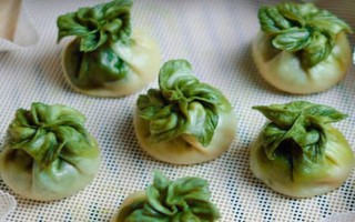 Đầu năm làm bánh bao hấp ngọc lục bảo ăn vừa ngon lại tiện lợi