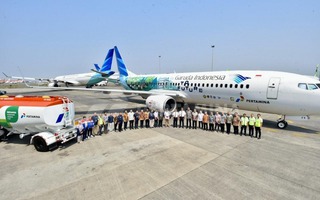 Indonesia thử nghiệm thành công chuyến bay dân sự dùng nhiên liệu pha dầu cọ