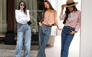 Gợi ý 11 mẫu quần jeans cạp cao hack chân dài đỉnh chóp cho nàng công sở