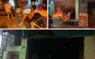Cháy nhà trong đêm, 4 người trong gia đình hoảng sợ kêu cứu