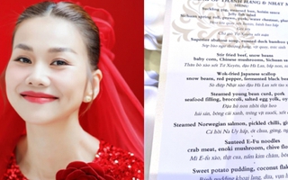 Menu tiệc cưới “chị đại” Thanh Hằng: toàn món ngon “đẳng cấp”, thoải mái ăn đến no căng