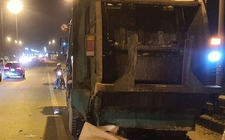 Người đàn ông đuổi đánh ghen bị xe chở rác cán tử vong