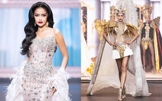 Ngọc Châu, Hương Ly: "Đôi bạn thân Hoàn vũ" rủ nhau chiếm sóng sàn catwalk