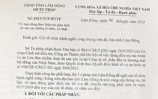 Sở Tư pháp tỉnh Lâm Đồng nói gì về thông tin ca sĩ Khánh Phương nói trong cuộc livestream?