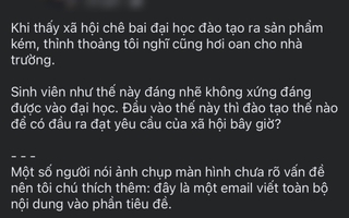 Nam giảng viên gây tranh cãi vì đăng bài chê sinh viên "không xứng đáng vào đại học"