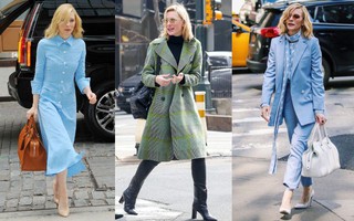 "Mẹ kế Lọ Lem" Cate Blanchett có phong cách sành điệu đỉnh cao ở tuổi ngoài 50