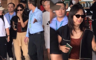 "Nữ hoàng gợi cảm" Lee Hyori lên đồ phong cách, hào hứng ra mặt trong lần đầu đổ bộ Việt Nam