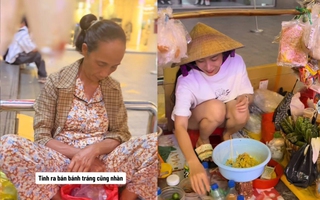 Gánh bánh tráng "tự phục vụ" ở TP.HCM vì thói quen không ai ngờ tới của bà chủ