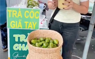 Xuất hiện trà cóc giã tay: Chưa cần biết có hot không nhưng ai cũng lo cho người bán vì điều này