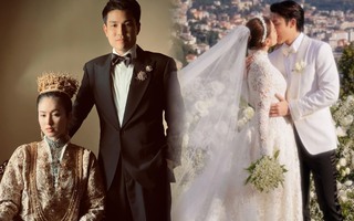 Nhìn lại 2 đám cưới đẹp nhất showbiz Thái 2023: Bên gây ấn tượng với hôn lễ "dát vàng" theo nghi thức xưa, bên ngập hoa tươi ở trời Tây