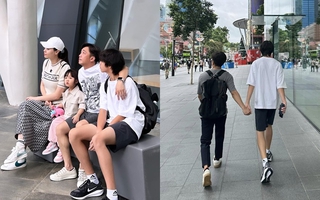 Cường Đô La khoe ảnh với con trai khiến cộng đồng mạng "sửng sốt" vì chiều cao của Subeo