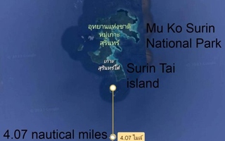 Thái Lan: Chìm tàu du lịch lặn biển ở Phangnga, 2 người mất tích