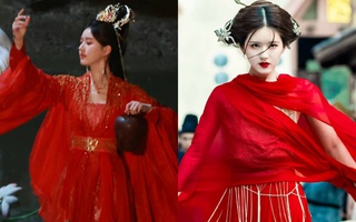 Triệu Lộ Tư làm cô dâu say rượu, mặc váy đỏ xinh đẹp có khác gì thời đóng 'Trần Thiên Thiên trong lời đồn'?