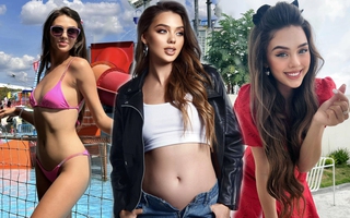 Vợ Tây của Bùi Tiến Dũng khoe body "đốt mắt", tiết lộ 5 bí kíp vàng chống rạn da và giảm 13kg sau 10 ngày lâm bồn