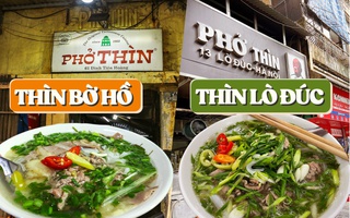 Sự khác biệt từ cách nấu nồi nước dùng đến cách bán của hai thương hiệu Phở Thìn Lò Đúc và Phở Thìn Bờ Hồ, dân thích phở liệu thích bên nào?