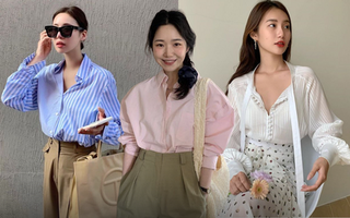5 kiểu áo sơ mi nàng công sở nên kết thân