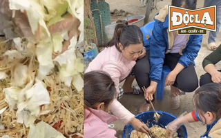 Món nộm “tập thể” độc đáo tại Thanh Hoá: Mỗi người góp một nguyên liệu, hương vị thơm ngon bất ngờ