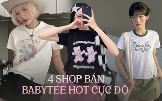 Tranh thủ lúc áo baby tee đang hot rần rần, chị em ghim ngay 4 local brand có nhiều mẫu đẹp lại "chất"