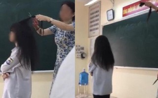 Giáo viên cắt tóc nữ sinh: Cô trò ôm nhau xin lỗi trước lớp, cả hai đều nhận sai