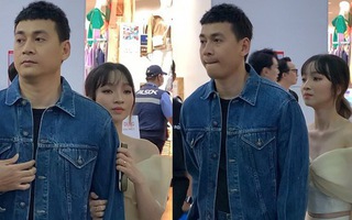 Diễn viên Ngọc Thuận hiếm hoi xuất hiện bên bà xã kém 18 tuổi tại sự kiện