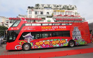 Hà Nội miễn phí vận chuyển khách du lịch bằng xe buýt 2 tầng dịp nghỉ Lễ 30/4 và 1/5