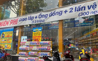 Vào mùa nóng cao điểm, máy lạnh vẫn ế