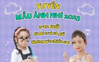 Cho con làm người mẫu nhí, phụ huynh bị lừa hàng trăm triệu đồng